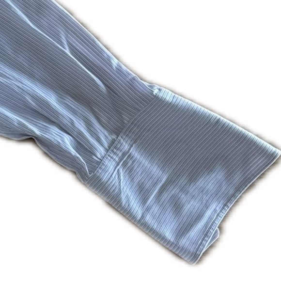 Brioni Striped Off-White Dress Shirt (Size 17 / Euro 43) - Picture 2 of 3